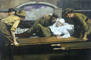 伤亡清理站，1920年 作者 乔治·詹姆斯·科茨